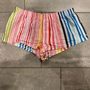 Victoria’s Secret Pink Boxer Shorts Rainbow XS